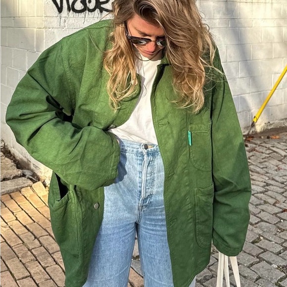 Women's Meals Kale Green Chore Forager Jacket - Picture 2 of 11